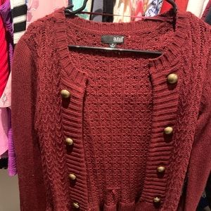 Red sweater never used